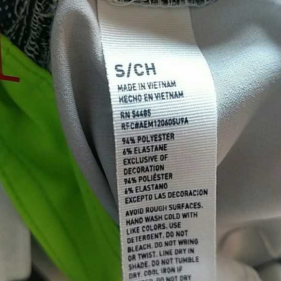 AEO Board Shorts Navy with white stars - Picture 4 of 4